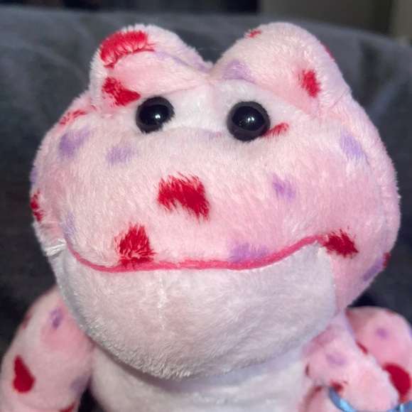 WEBKINZ Ganz Love Frog HM144 w/Hang & But Tag No active Code w/Hearts like new - Picture 4 of 15